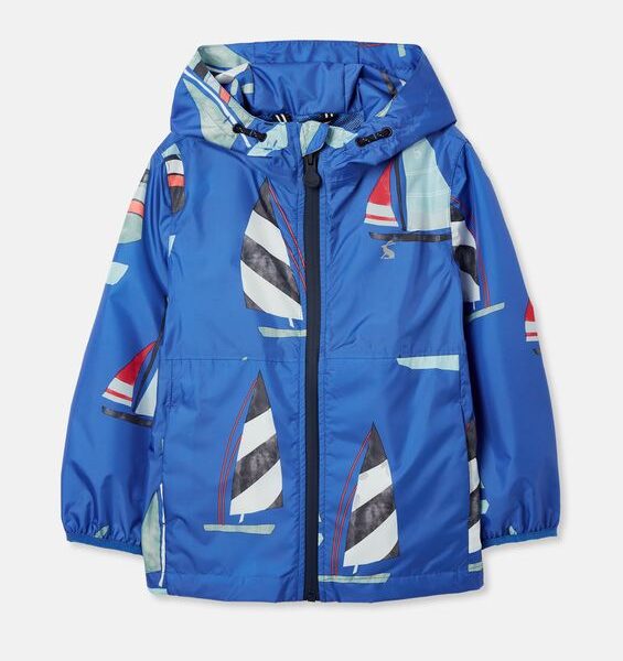 JOULES ARLOW PACKABLE WATERPROOF COAT BLUE BOATS 221233 Twine Clothing